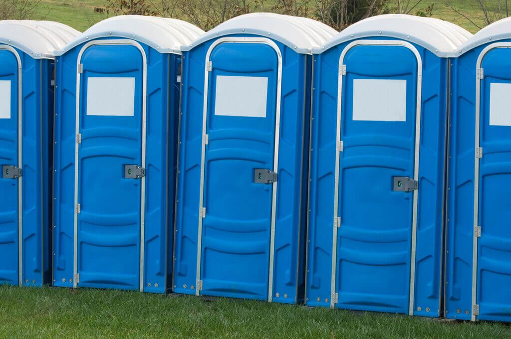 Blue Standard Porta Potties