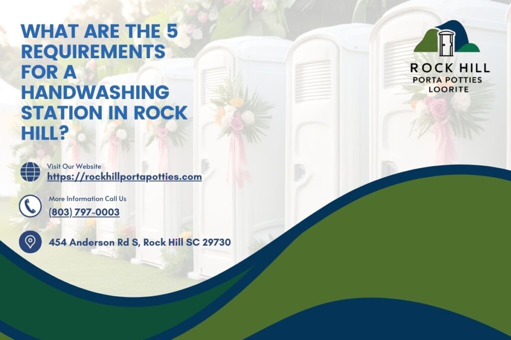 What Are The 5 Requirements For A Handwashing Station In Rock Hill